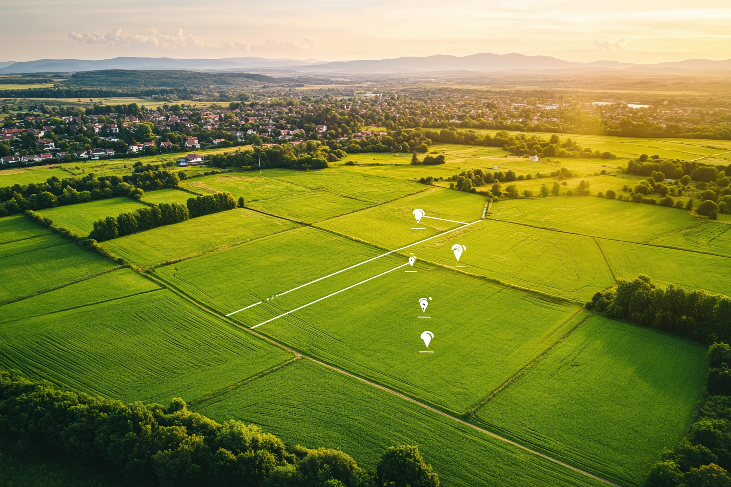 green-field-with-balloons-flying-it